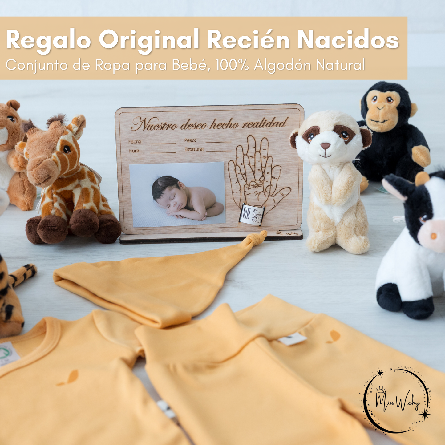 Set de Regalo para Recién Nacido 0-3 Meses