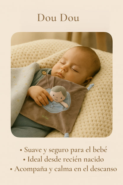 Set de regalo personalizado para recién nacido con conjunto de punto y porta pulsera del hospital
