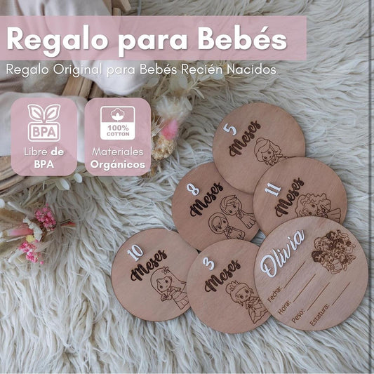 Placa de nacimiento personalizada