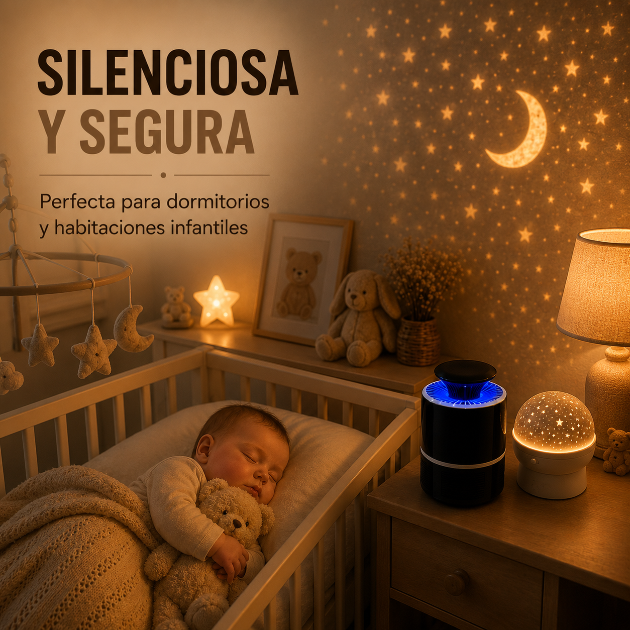 LÁMPARA ANTIMOSQUITOS LED