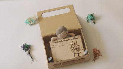 SET REGALO BEBÉ RECIÉN NACIDO- PETO CON PATUCOS